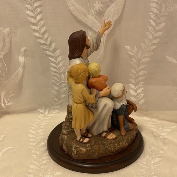 Home Interiors “ Come onto Me” 1989. Masterpiece Porcelain Jesus and Chi… - Picture 4 of 7